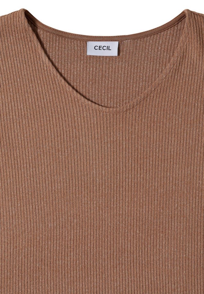 CECIL Langarmshirt in Unifarbe – Bild 5 von 5