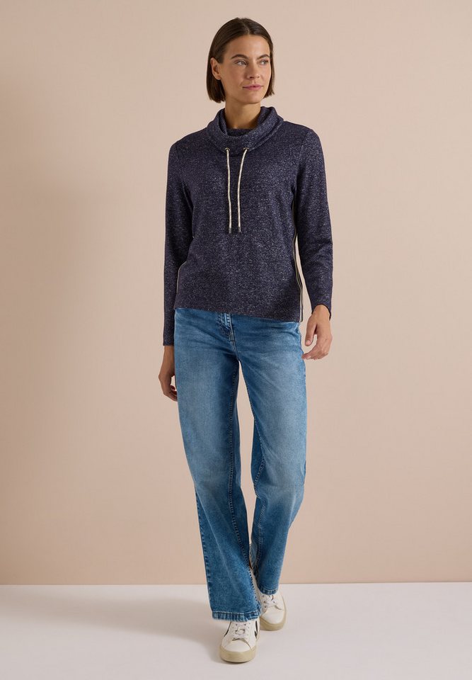 CECIL Langarmshirt in Unifarbe – Bild 3 von 5
