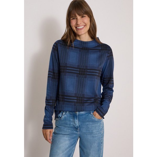 CECIL Langarmshirt Jacquard