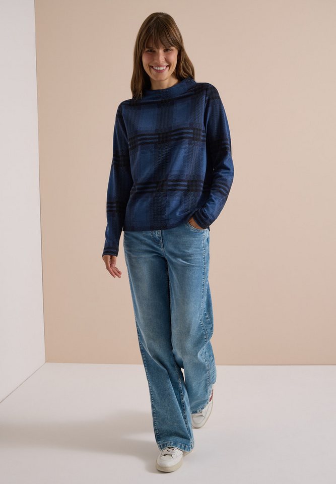 CECIL Langarmshirt Jacquard – Bild 3 von 5