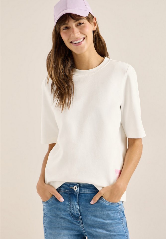 CECIL Langarmshirt Kurzarm Sweatshirt mit Backprint – Bild 5 von 5