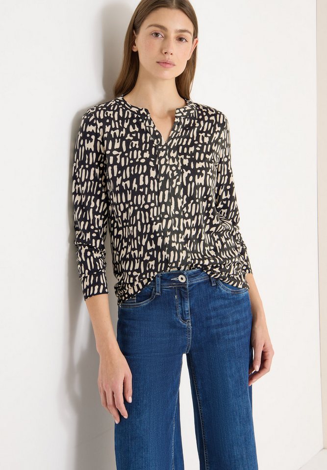 CECIL Langarmshirt mit grafischem Muster – Bild 2 von 5