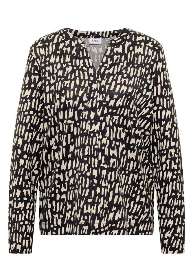 CECIL Langarmshirt mit grafischem Muster – Bild 5 von 5