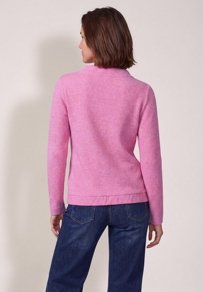 CECIL Langarmshirt mit Rippstrick-Struktur – Bild 2 von 5