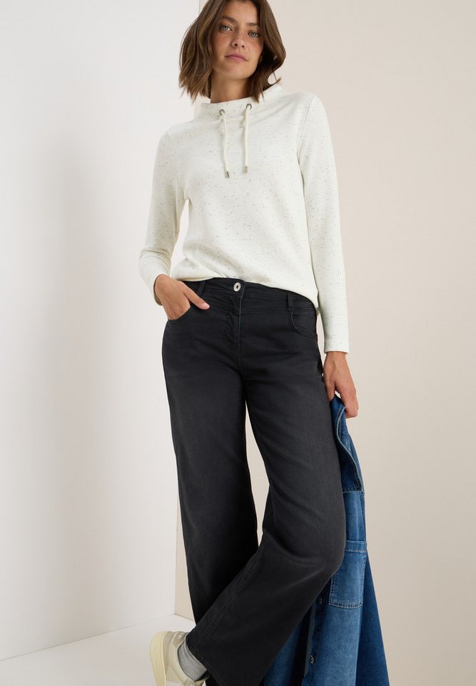 CECIL Langarmshirt mit Struktur-Muster – Bild 2 von 5