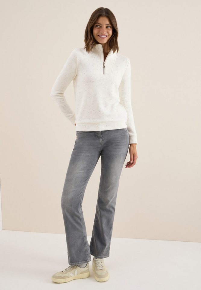 CECIL Langarmshirt mit strukturiertem Muster – Bild 4 von 5