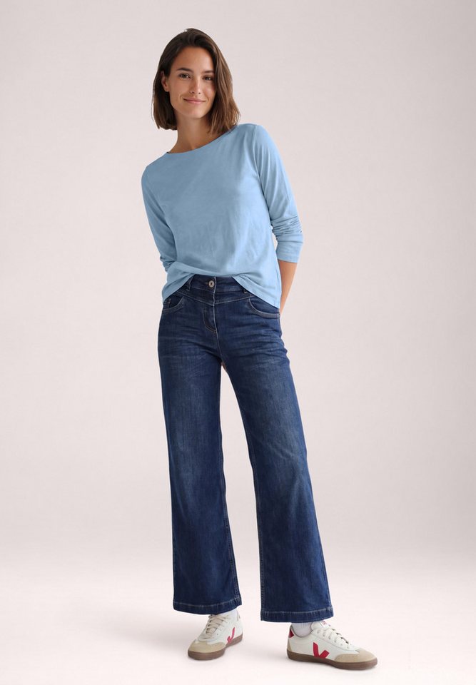 CECIL Langarmshirt mit U-Boot-Ausschnitt – Bild 3 von 5