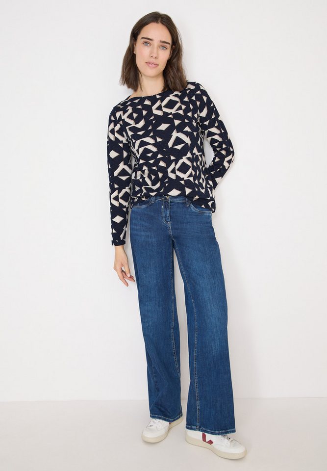 CECIL Langarmshirt mit U-Boot-Ausschnitt – Bild 4 von 5