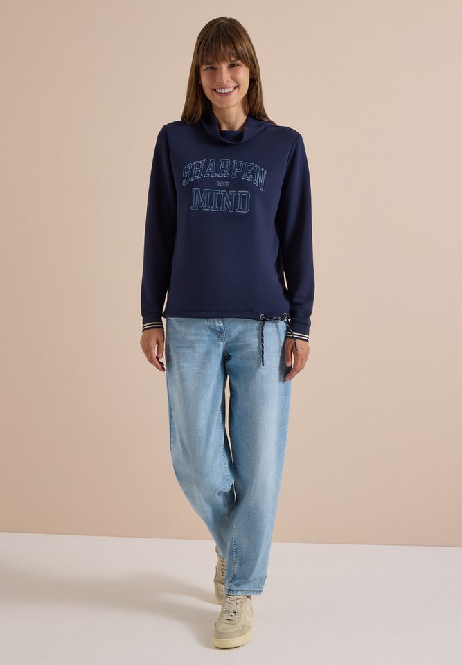 CECIL Langarmshirt mit Wording – Bild 3 von 5
