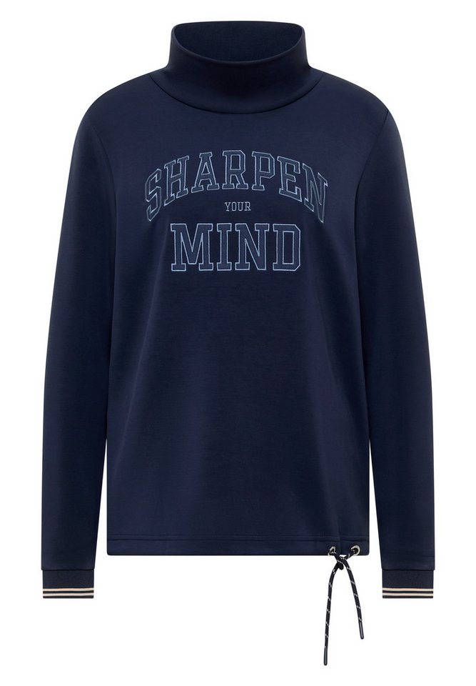 CECIL Langarmshirt mit Wording – Bild 4 von 5