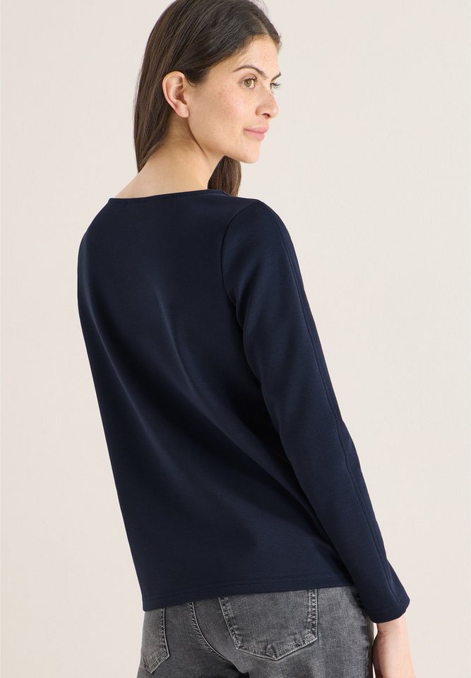 CECIL Langarmshirt modernes Front-Artwork mit Stickerei – Bild 3 von 5
