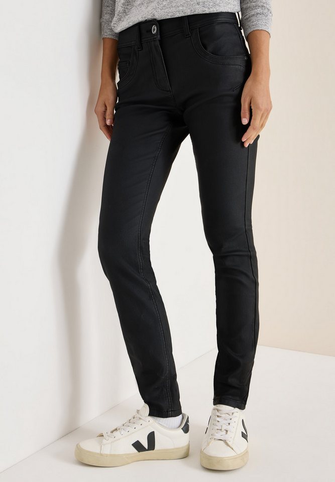 CECIL Lederimitathose 5-Pocket-Style – Bild 2 von 5
