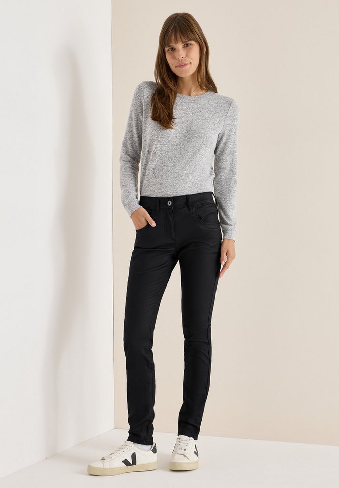 CECIL Lederimitathose 5-Pocket-Style – Bild 4 von 5