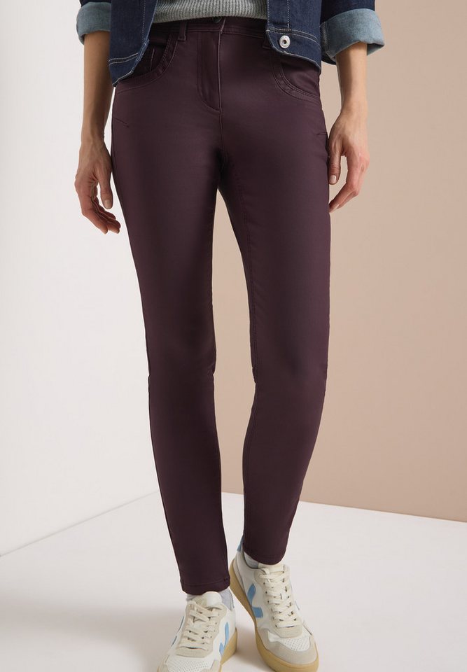 CECIL Lederimitathose 5-Pocket-Style – Bild 2 von 5