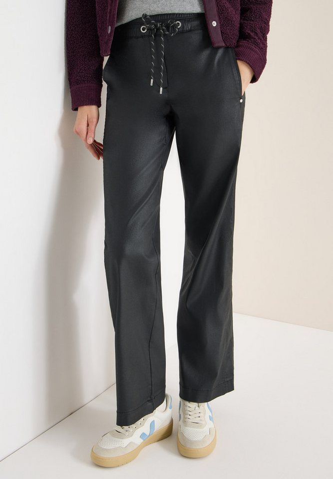 CECIL Lederimitathose High Waist – Bild 2 von 5