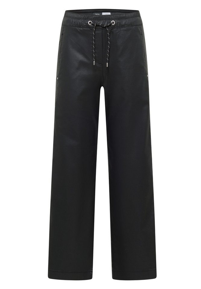 CECIL Lederimitathose High Waist – Bild 5 von 5