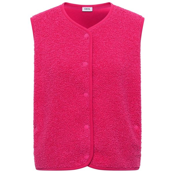 CECIL Longweste Weste in Wolloptik - Casual Fit