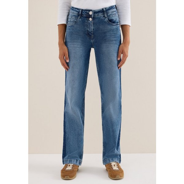 CECIL Loose-fit-Jeans aus Baumwolle mit Stretchanteil