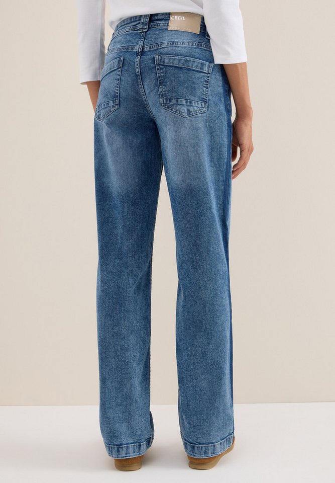CECIL Loose-fit-Jeans aus Baumwolle mit Stretchanteil – Bild 2 von 5