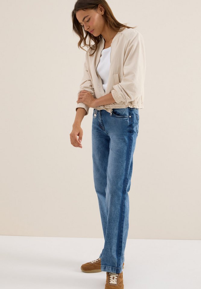 CECIL Loose-fit-Jeans aus Baumwolle mit Stretchanteil – Bild 3 von 5