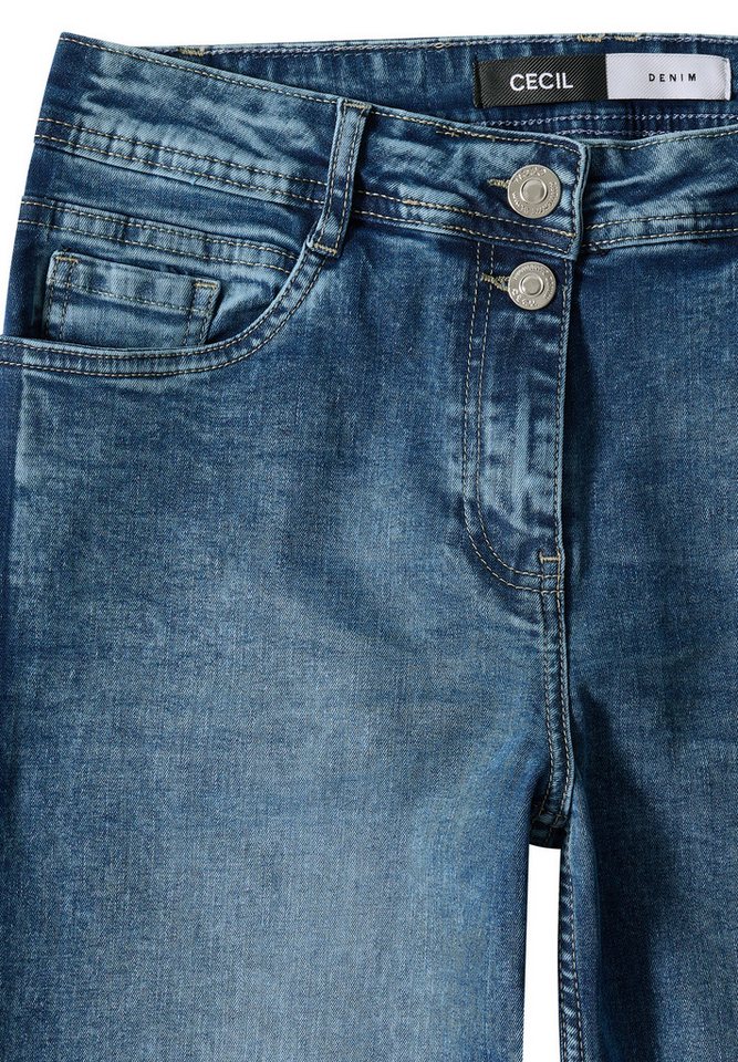 CECIL Loose-fit-Jeans aus Baumwolle mit Stretchanteil – Bild 4 von 5