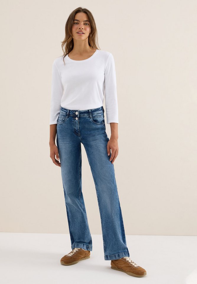 CECIL Loose-fit-Jeans aus Baumwolle mit Stretchanteil – Bild 5 von 5