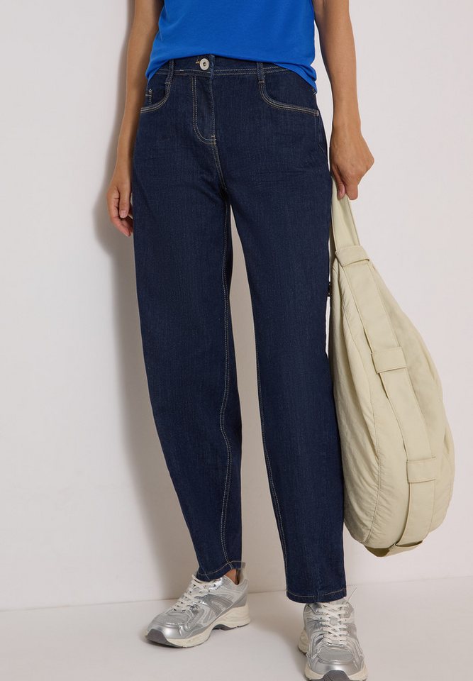 CECIL Loose-fit-Jeans mit Elasthan, Loose Fit – Bild 2 von 5