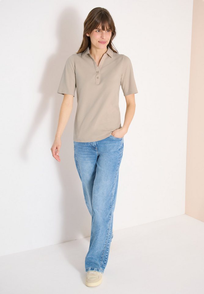 CECIL Poloshirt aus reiner Baumwolle – Bild 3 von 5