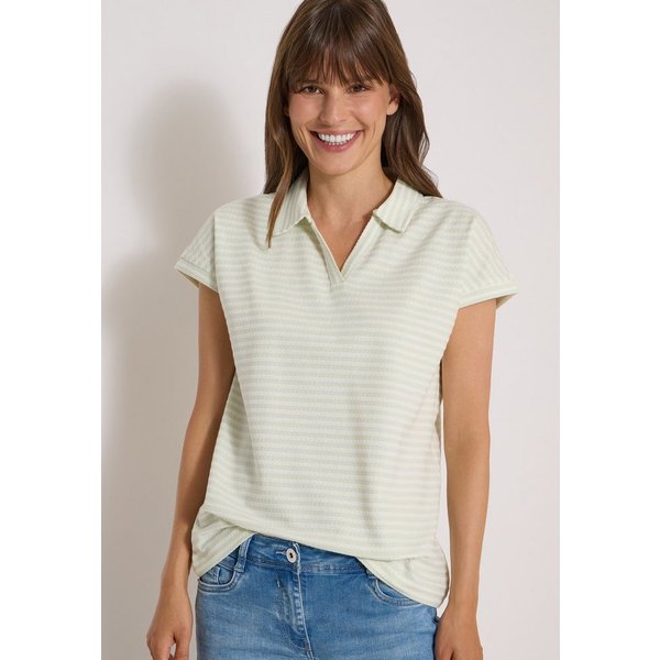 CECIL Poloshirt im Streifendesign