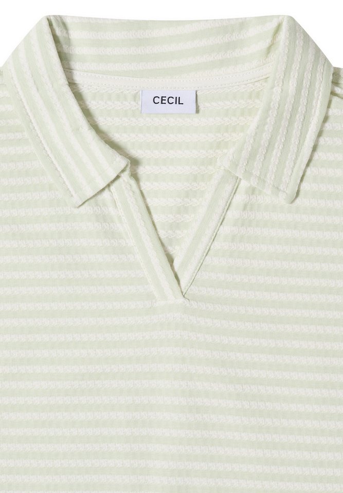 CECIL Poloshirt im Streifendesign – Bild 5 von 5