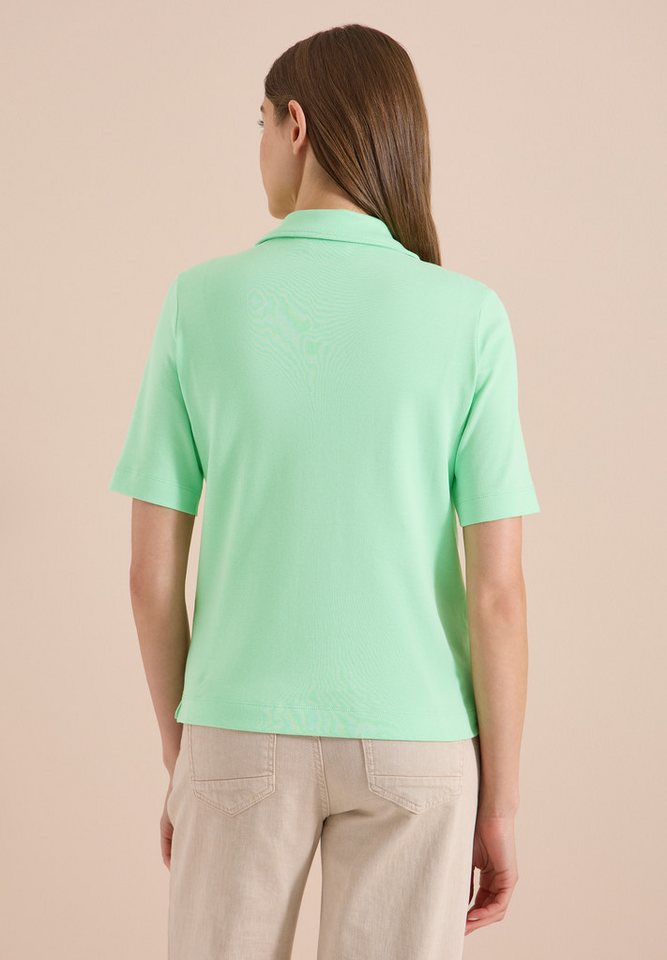 CECIL Poloshirt in Unifarbe – Bild 2 von 5