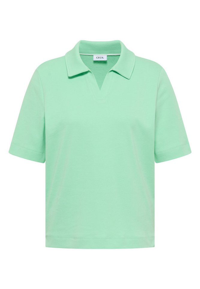 CECIL Poloshirt in Unifarbe – Bild 4 von 5