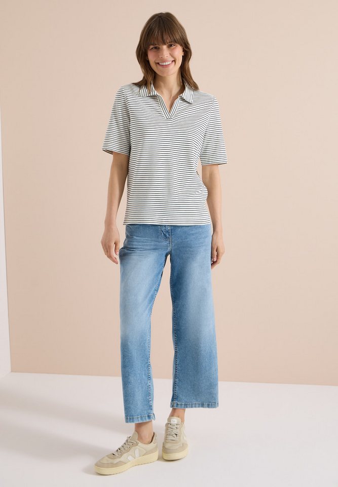 CECIL Poloshirt mit Piqué-Struktur – Bild 3 von 5