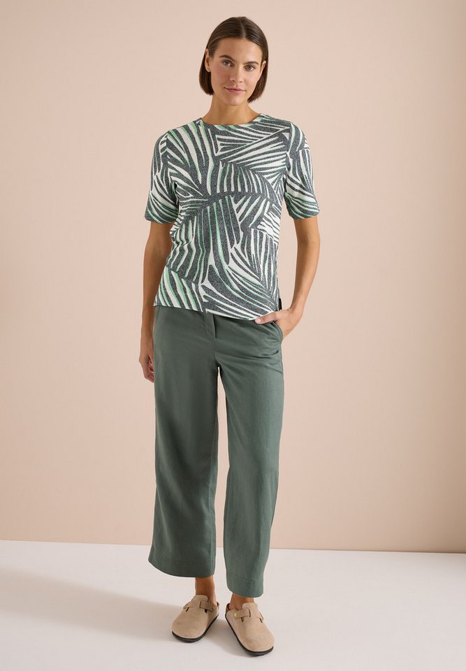 CECIL Print-Shirt aus softem Materialmix – Bild 3 von 5