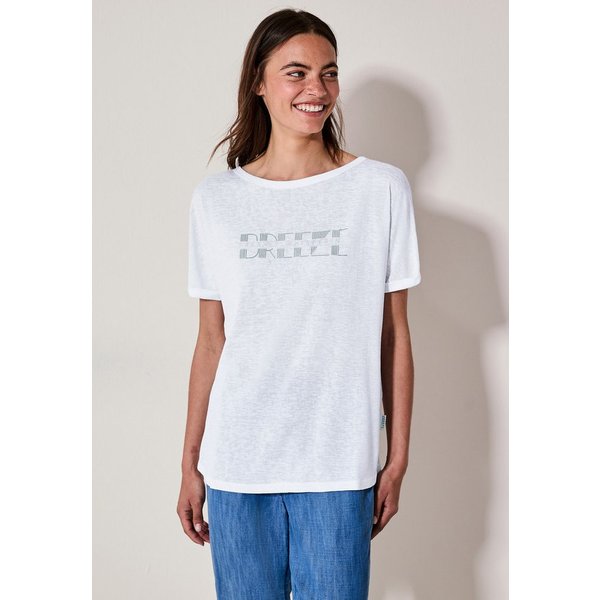 CECIL Print-Shirt im angenehmen Materialmix
