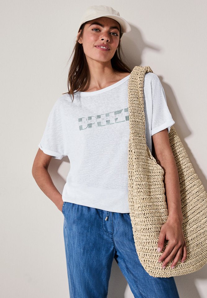 CECIL Print-Shirt im angenehmen Materialmix – Bild 2 von 5