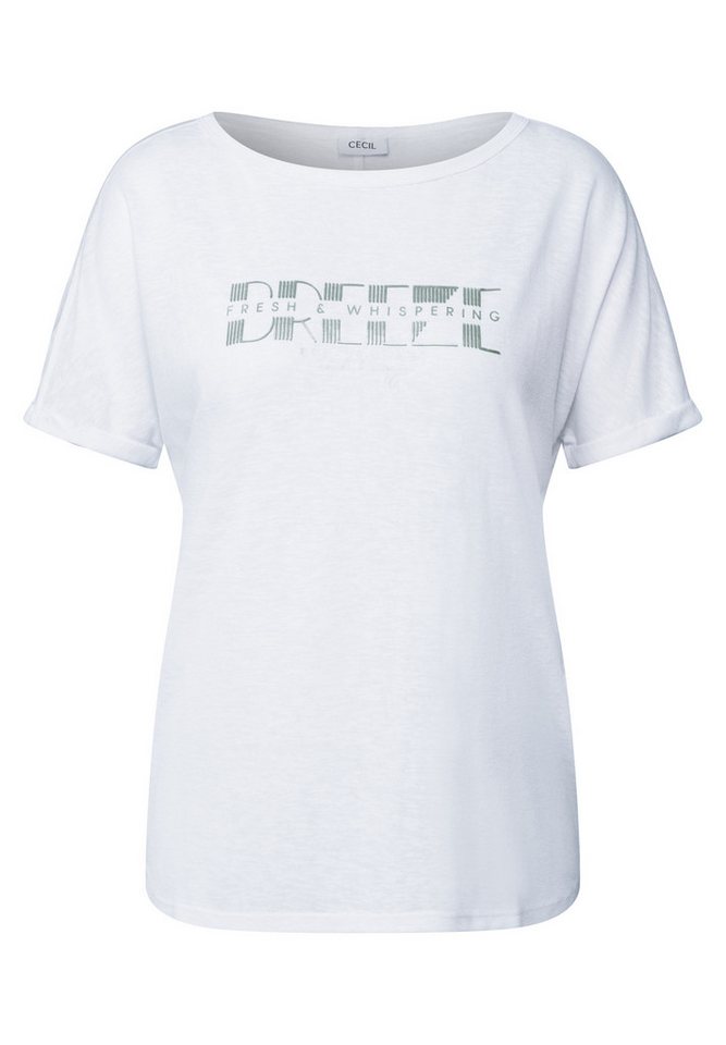 CECIL Print-Shirt im angenehmen Materialmix – Bild 5 von 5
