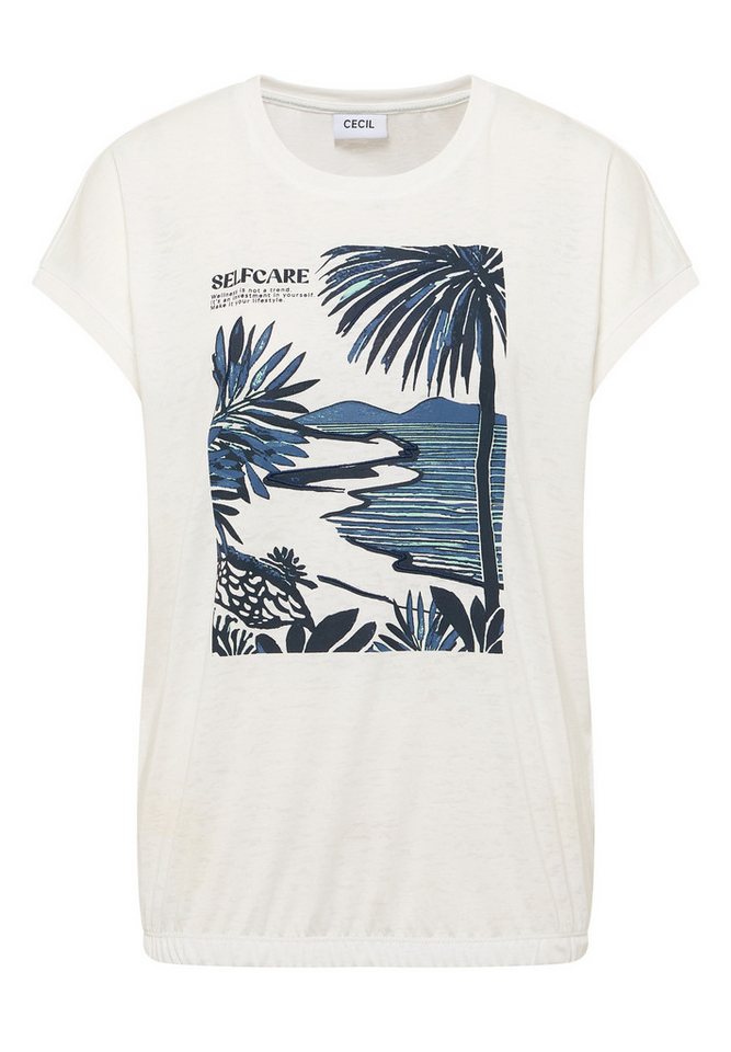 CECIL Print-Shirt mit Frontprint – Bild 4 von 5