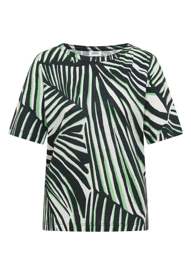 CECIL Print-Shirt mit Rundhalsausschnitt – Bild 4 von 5