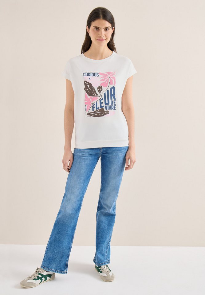 CECIL Print-Shirt mit U-Boot-Ausschnitt – Bild 4 von 5