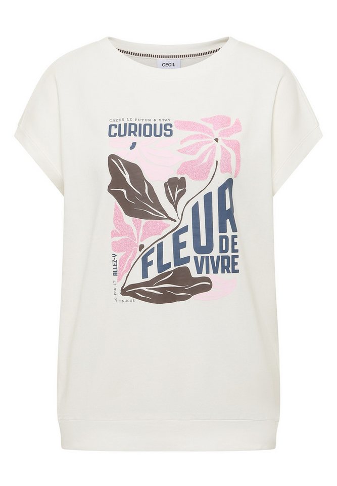 CECIL Print-Shirt mit U-Boot-Ausschnitt – Bild 5 von 5