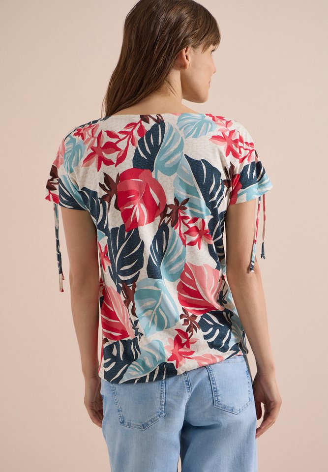 CECIL Print-Shirt Sommershirt, bedruckt, mit Modal, Rundhalsausschnitt – Bild 3 von 5