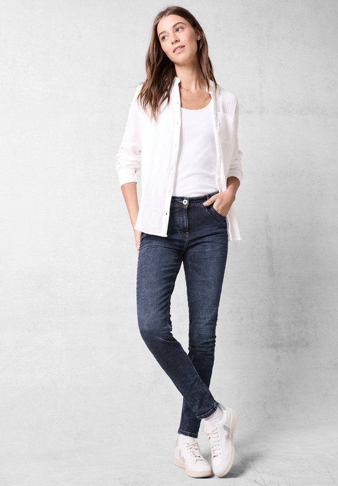CECIL Regular-fit-Jeans High Waist – Bild 5 von 5