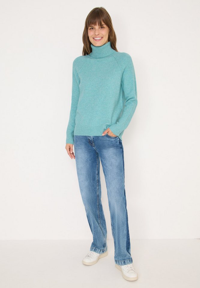 CECIL Rollkragenpullover im angenehmen Materialmix – Bild 4 von 5