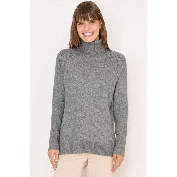 CECIL Rollkragenpullover im angenehmen Materialmix