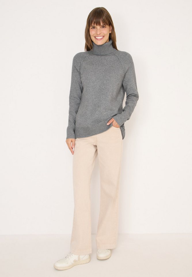 CECIL Rollkragenpullover im angenehmen Materialmix – Bild 4 von 5