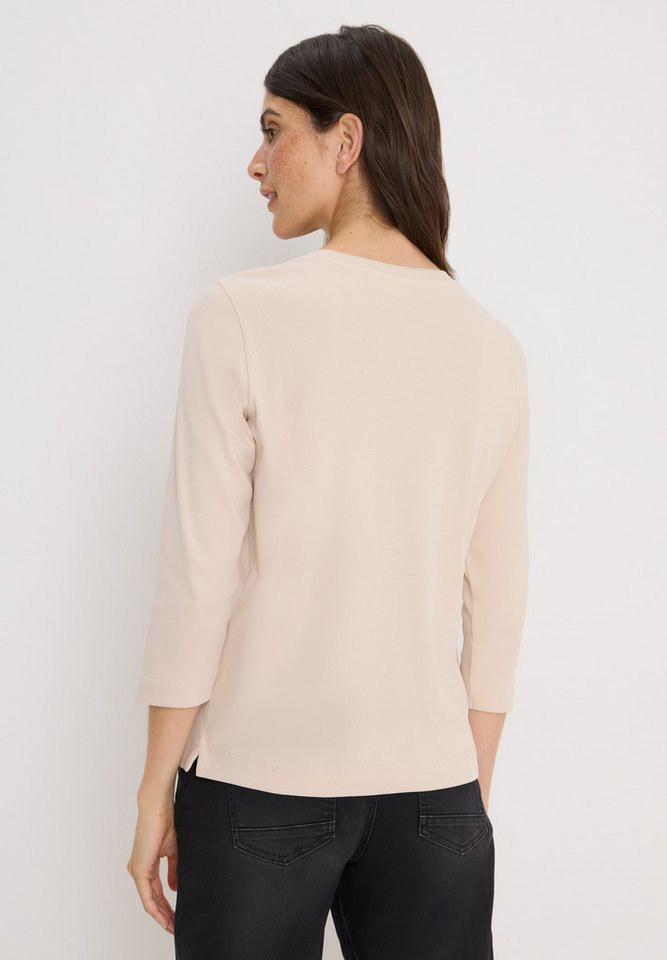 CECIL Rundhalsshirt aus Baumwolle mit Stretchante – Bild 3 von 5