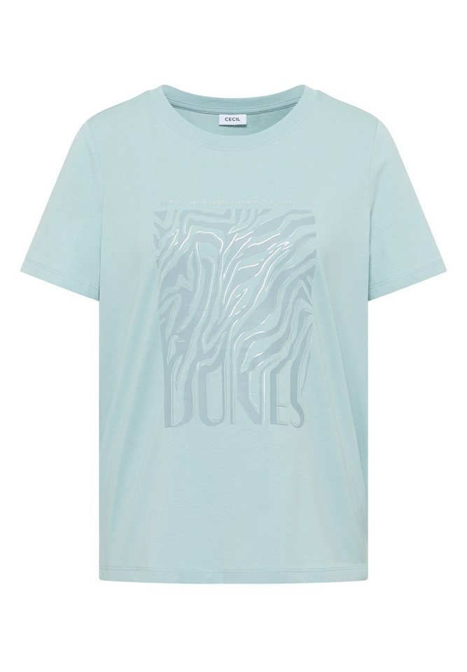 CECIL Rundhalsshirt aus reiner Baumwolle – Bild 4 von 5