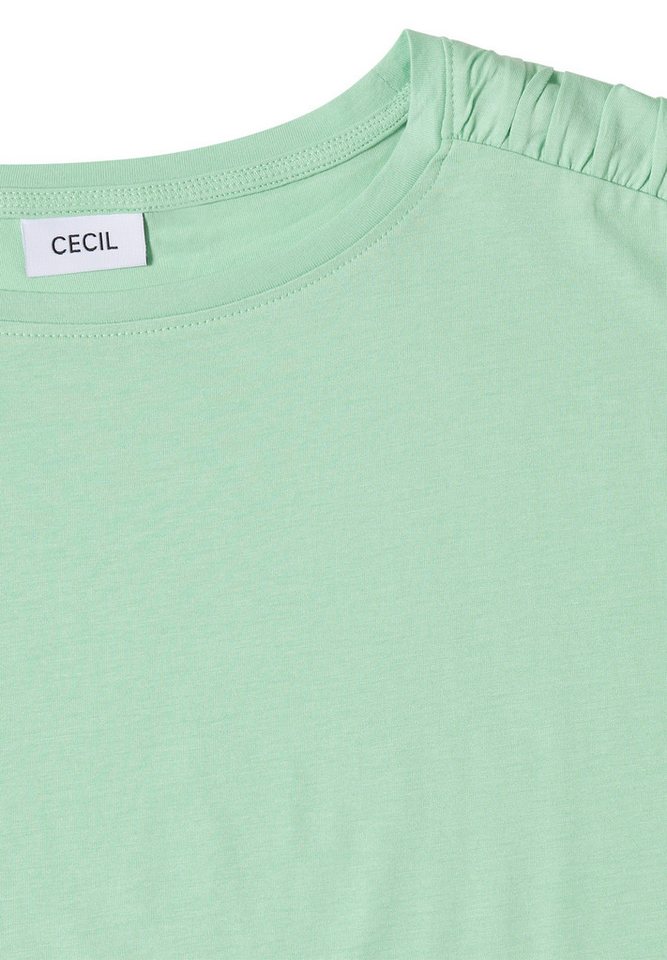 CECIL Rundhalsshirt mit Raffung – Bild 5 von 5