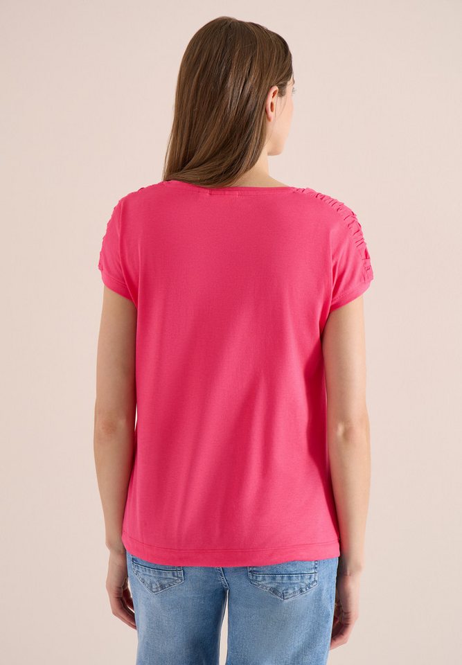 CECIL Rundhalsshirt mit Raffung – Bild 2 von 5